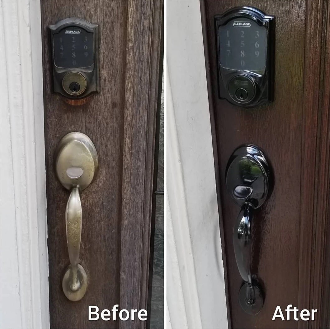 sturdy doors refinishing before and afters