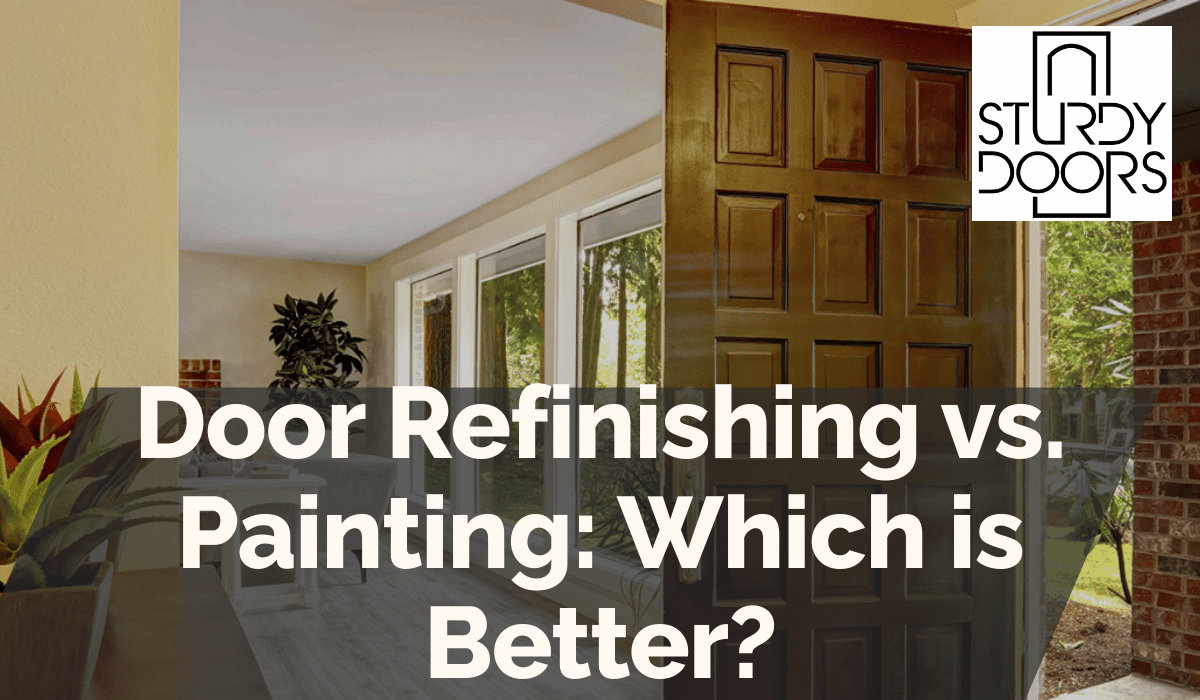 Door Refinishing vs. Painting: Which is Better?