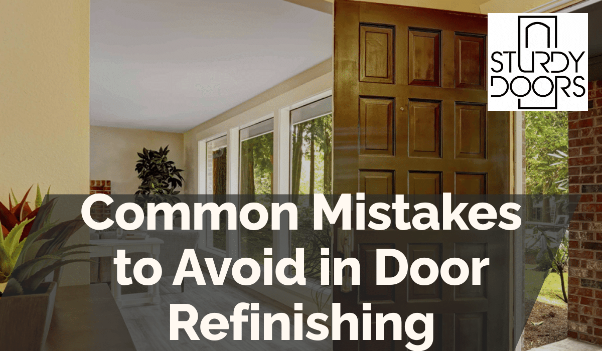 Common Mistakes to Avoid in Door Refinishing