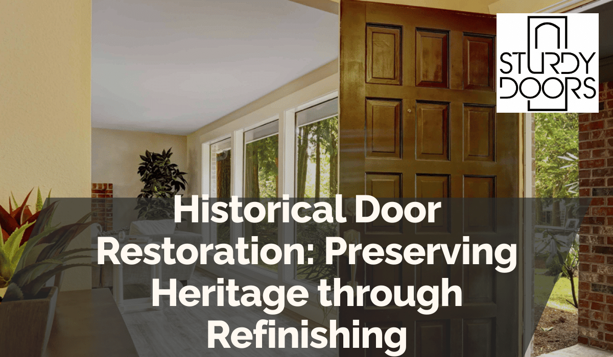 Historical Door Restoration: Preserving Heritage through Refinishing